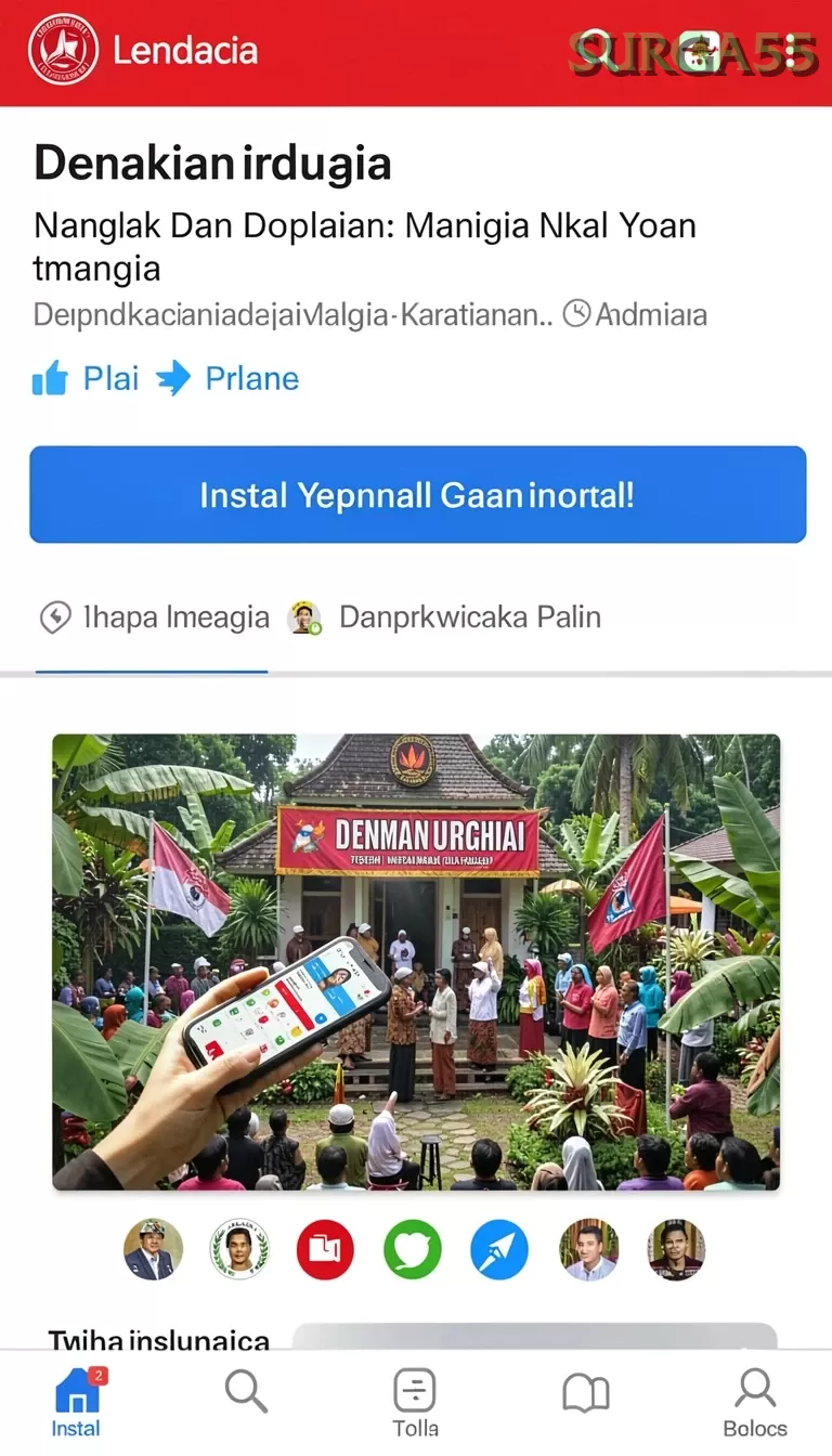 Cuplikan layar MPO08 — halaman utama